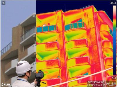 赤外線建物調査で不具合や劣化、雨漏りを見える化!
