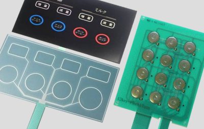 機能性部品(静電容量式タッチセンサー、メンブレンスイッチ他)
